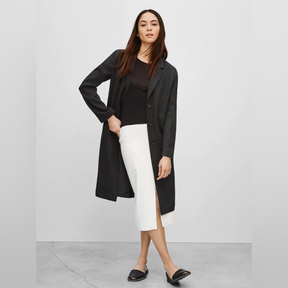 Aritzia Babaton Mikey Coat (White) Size Small - Picture 2 of 4
